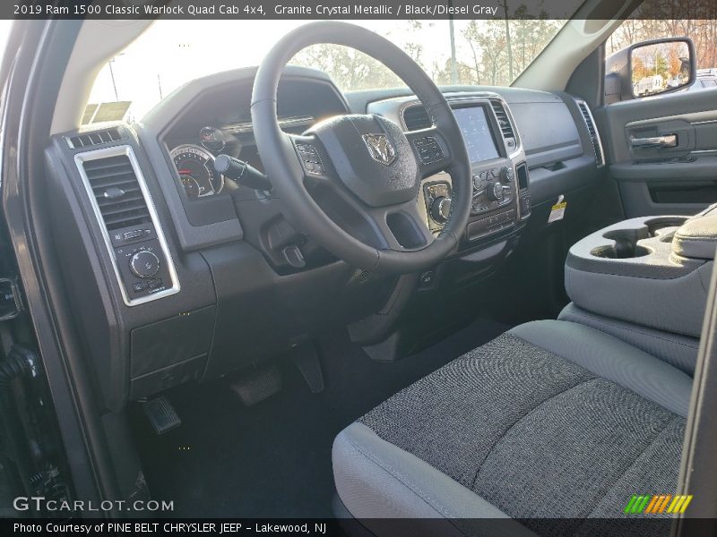 Granite Crystal Metallic / Black/Diesel Gray 2019 Ram 1500 Classic Warlock Quad Cab 4x4