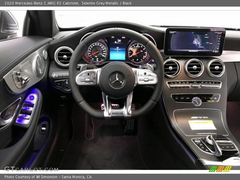 Dashboard of 2020 C AMG 63 Cabriolet