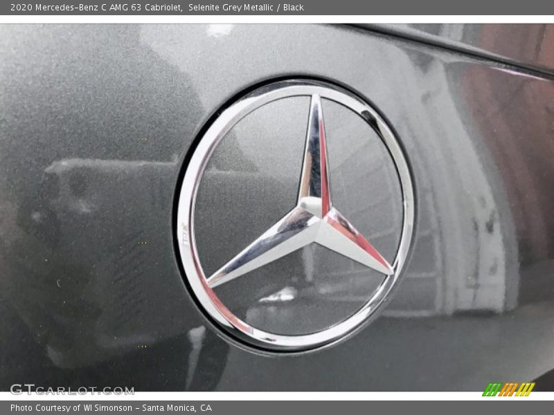 Selenite Grey Metallic / Black 2020 Mercedes-Benz C AMG 63 Cabriolet