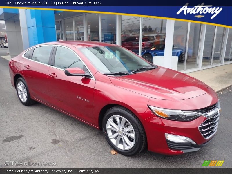 Cajun Red Tintcoat / Jet Black 2020 Chevrolet Malibu LT
