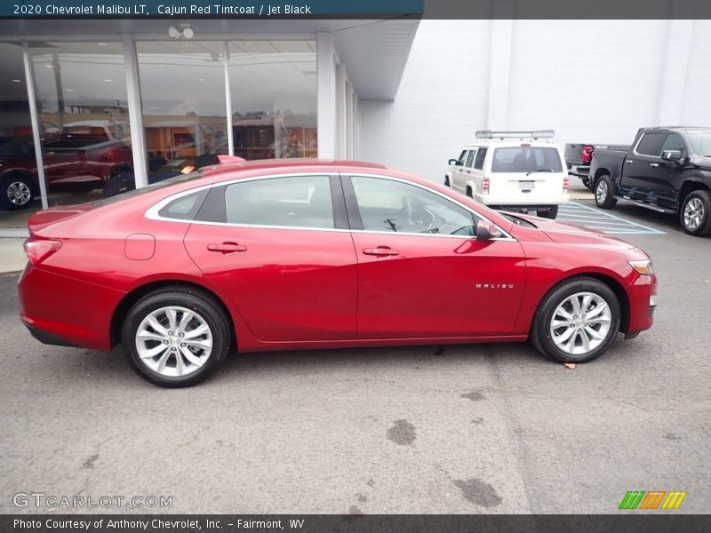Cajun Red Tintcoat / Jet Black 2020 Chevrolet Malibu LT