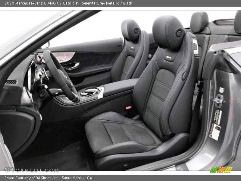 Front Seat of 2020 C AMG 63 Cabriolet