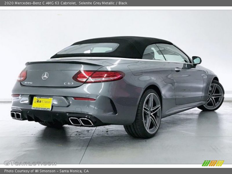 Selenite Grey Metallic / Black 2020 Mercedes-Benz C AMG 63 Cabriolet