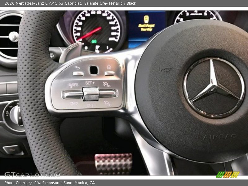  2020 C AMG 63 Cabriolet Steering Wheel