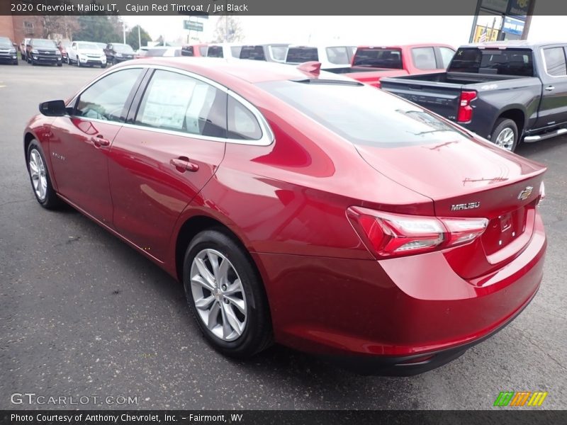 Cajun Red Tintcoat / Jet Black 2020 Chevrolet Malibu LT