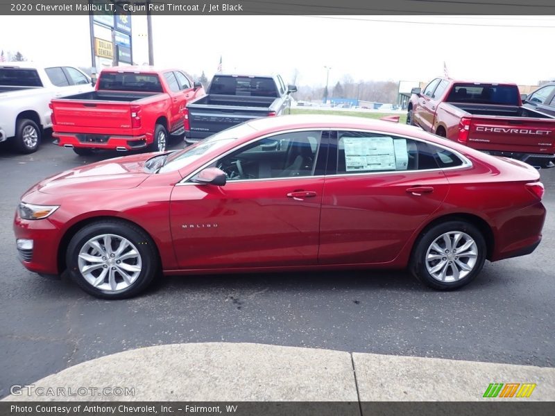 Cajun Red Tintcoat / Jet Black 2020 Chevrolet Malibu LT