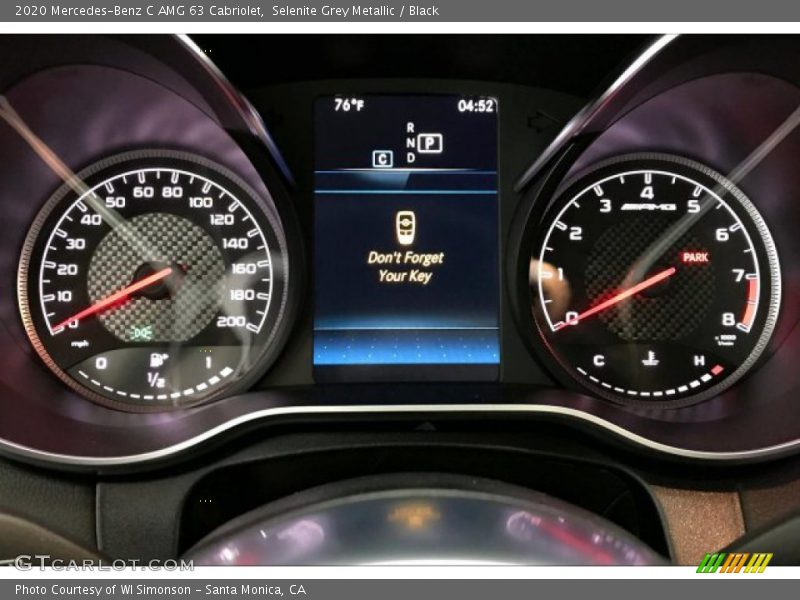  2020 C AMG 63 Cabriolet AMG 63 Cabriolet Gauges