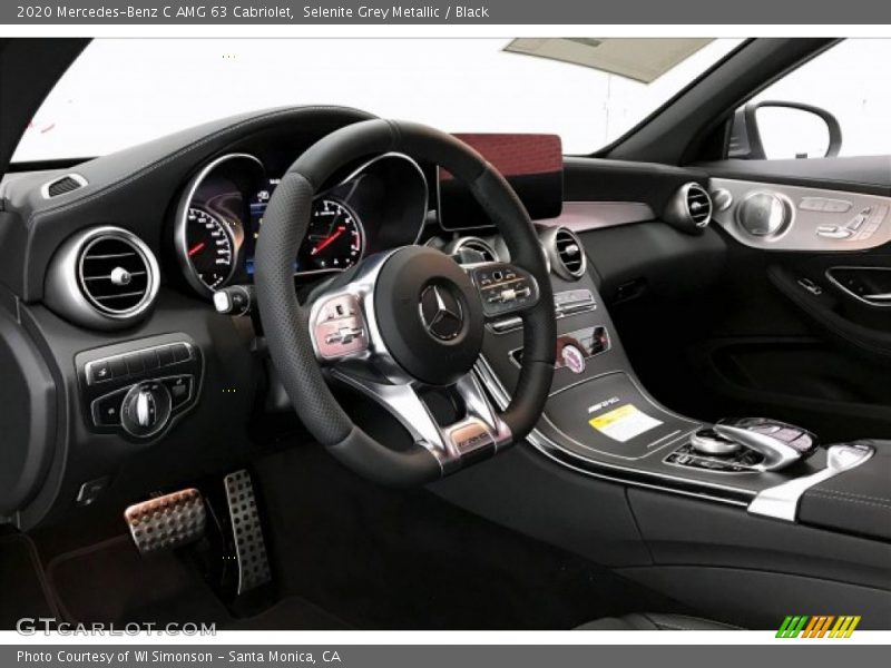 Selenite Grey Metallic / Black 2020 Mercedes-Benz C AMG 63 Cabriolet