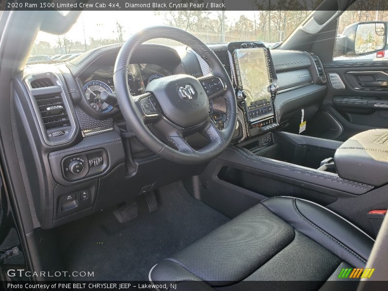 Front Seat of 2020 1500 Limited Crew Cab 4x4
