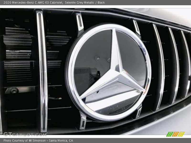 Selenite Grey Metallic / Black 2020 Mercedes-Benz C AMG 63 Cabriolet