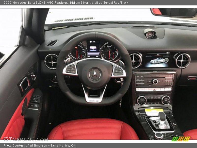 Dashboard of 2020 SLC 43 AMG Roadster