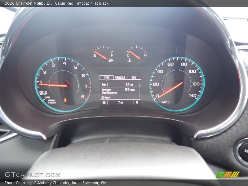 Cajun Red Tintcoat / Jet Black 2020 Chevrolet Malibu LT