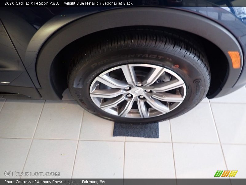 Twilight Blue Metallic / Sedona/Jet Black 2020 Cadillac XT4 Sport AWD