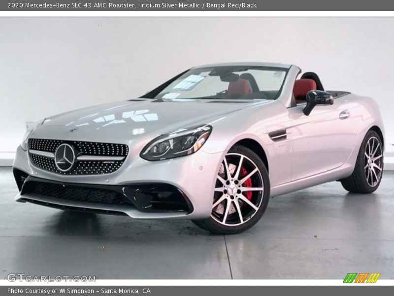 Front 3/4 View of 2020 SLC 43 AMG Roadster