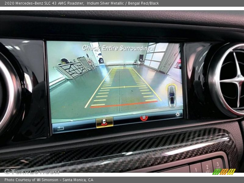 Iridium Silver Metallic / Bengal Red/Black 2020 Mercedes-Benz SLC 43 AMG Roadster