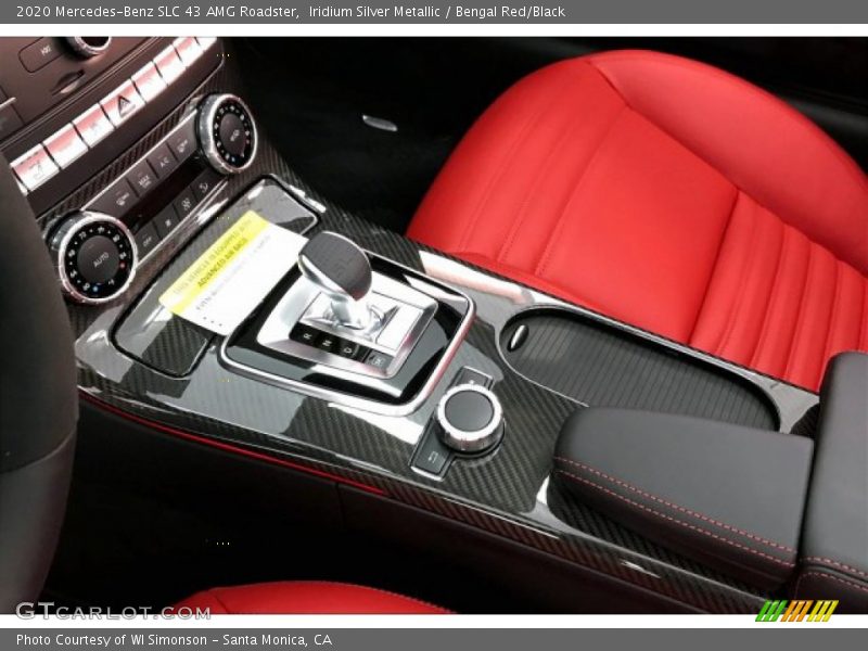Controls of 2020 SLC 43 AMG Roadster