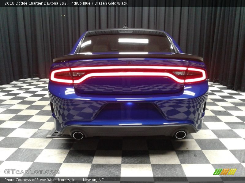 IndiGo Blue / Brazen Gold/Black 2018 Dodge Charger Daytona 392