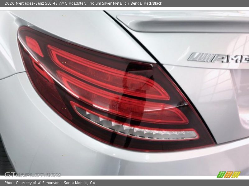 Iridium Silver Metallic / Bengal Red/Black 2020 Mercedes-Benz SLC 43 AMG Roadster