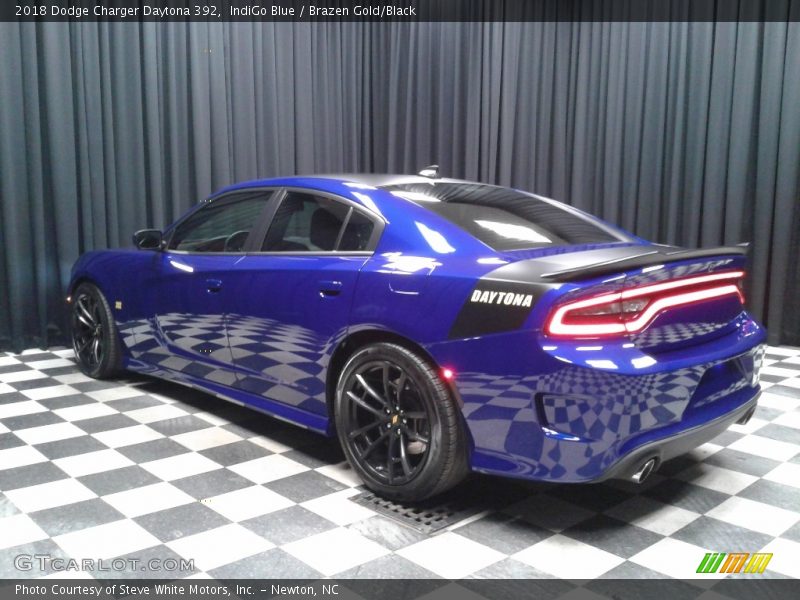 IndiGo Blue / Brazen Gold/Black 2018 Dodge Charger Daytona 392
