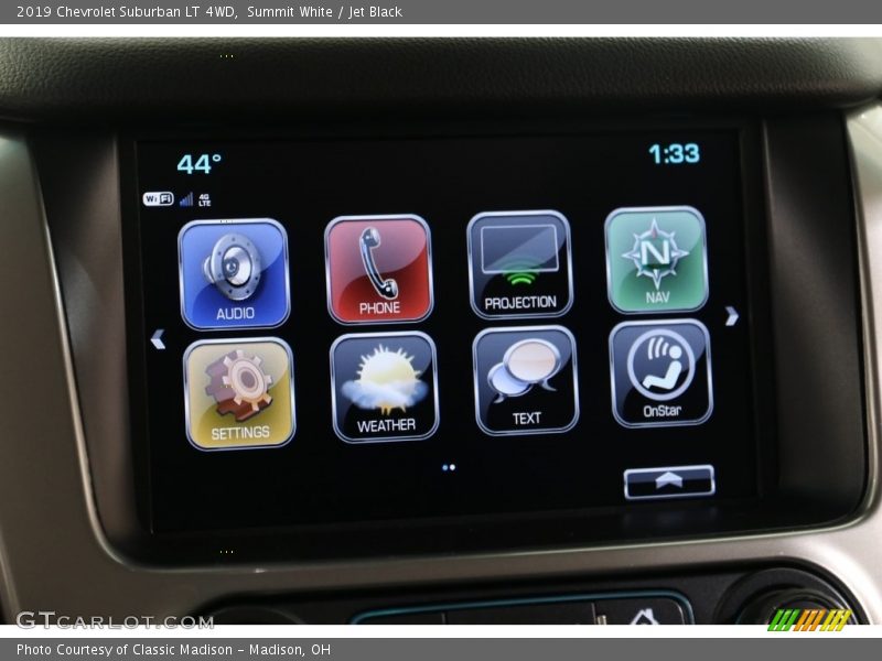 Controls of 2019 Suburban LT 4WD