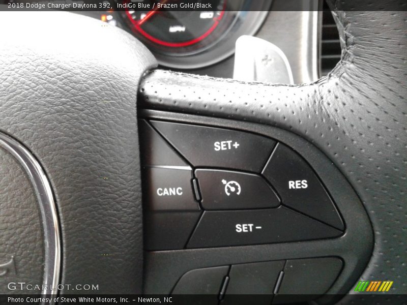 IndiGo Blue / Brazen Gold/Black 2018 Dodge Charger Daytona 392