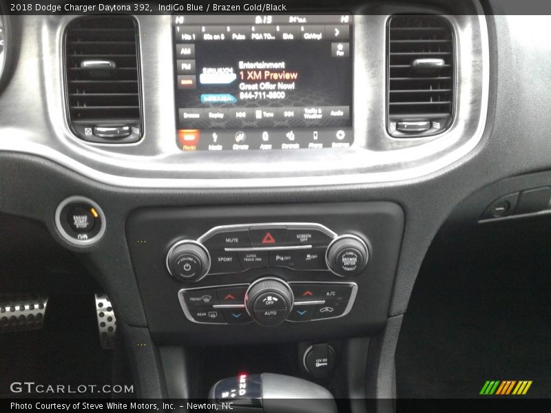 IndiGo Blue / Brazen Gold/Black 2018 Dodge Charger Daytona 392
