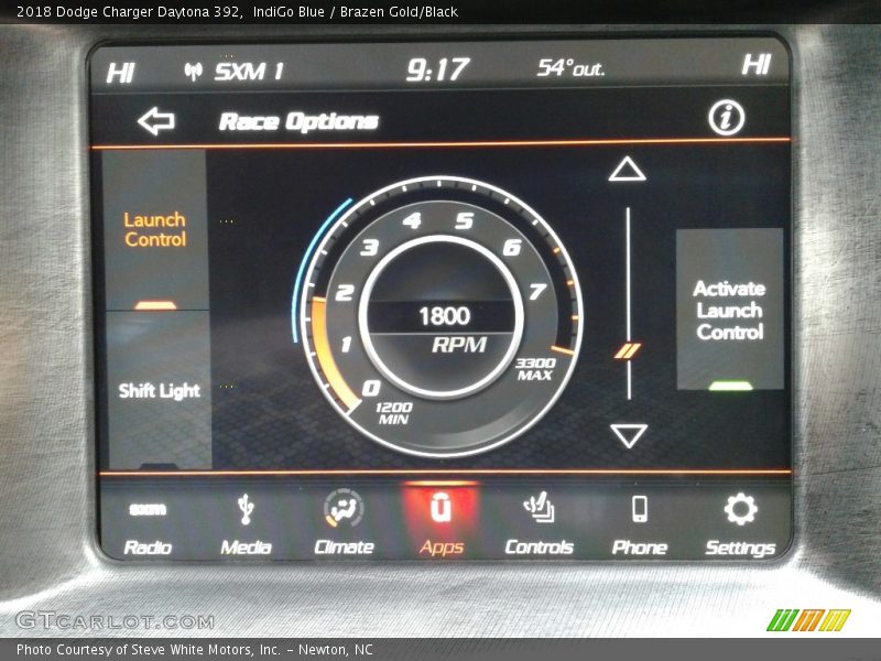IndiGo Blue / Brazen Gold/Black 2018 Dodge Charger Daytona 392