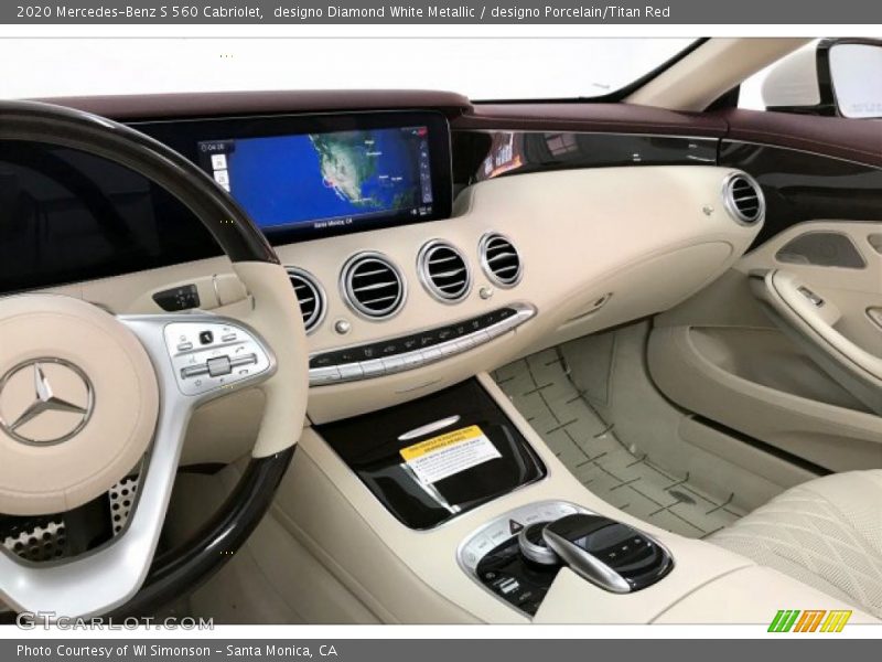Dashboard of 2020 S 560 Cabriolet