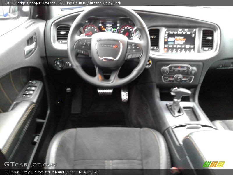 IndiGo Blue / Brazen Gold/Black 2018 Dodge Charger Daytona 392