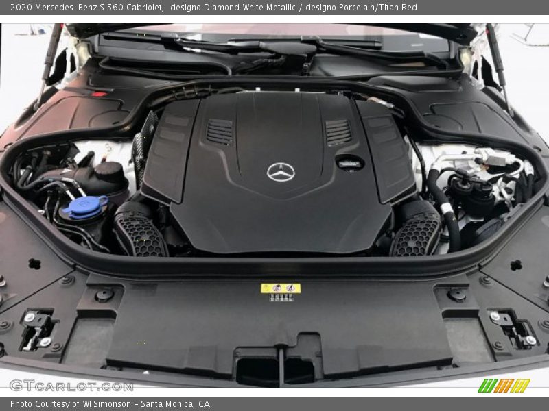  2020 S 560 Cabriolet Engine - 4.0 Liter DI biturbo DOHC 32-Valve VVT V8