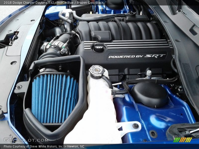 IndiGo Blue / Brazen Gold/Black 2018 Dodge Charger Daytona 392