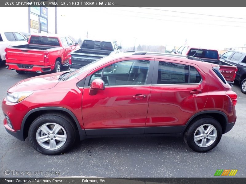 Cajun Red Tintcoat / Jet Black 2020 Chevrolet Trax LT AWD