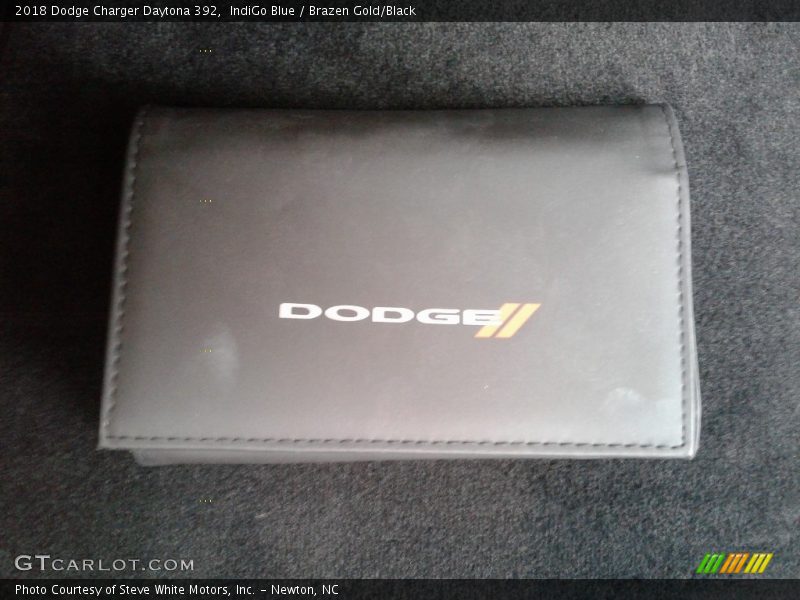 IndiGo Blue / Brazen Gold/Black 2018 Dodge Charger Daytona 392