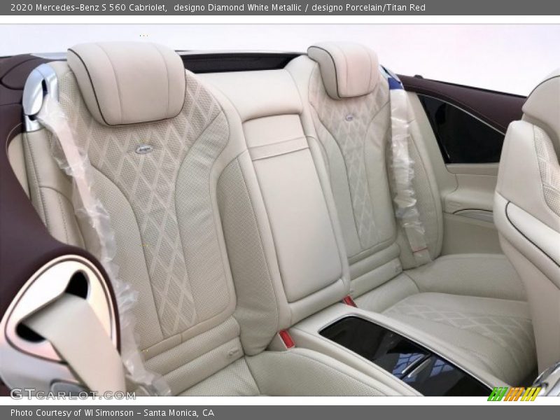 Rear Seat of 2020 S 560 Cabriolet