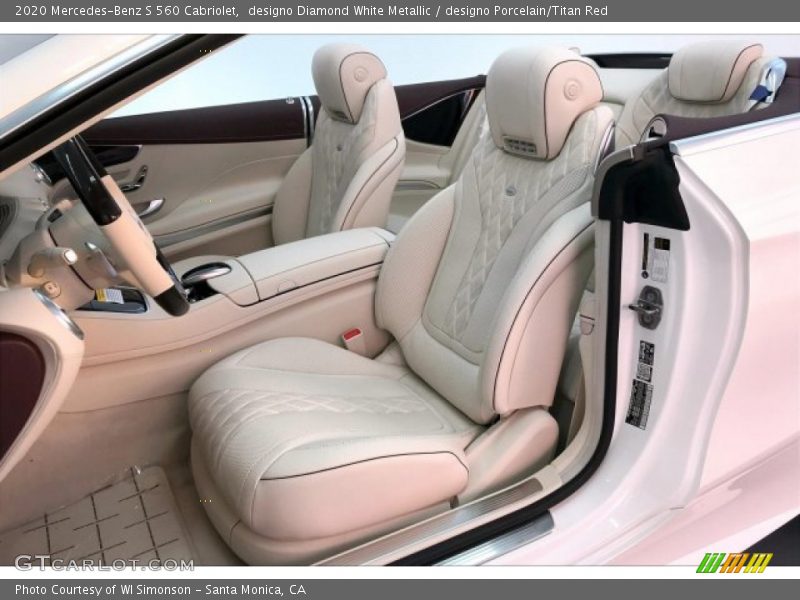 Front Seat of 2020 S 560 Cabriolet