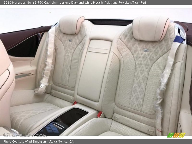 Rear Seat of 2020 S 560 Cabriolet