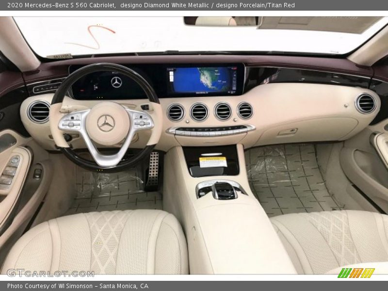 Dashboard of 2020 S 560 Cabriolet