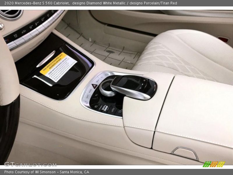 Controls of 2020 S 560 Cabriolet