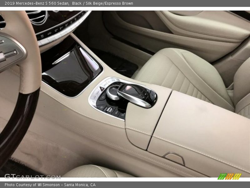 Black / Silk Beige/Espresso Brown 2019 Mercedes-Benz S 560 Sedan