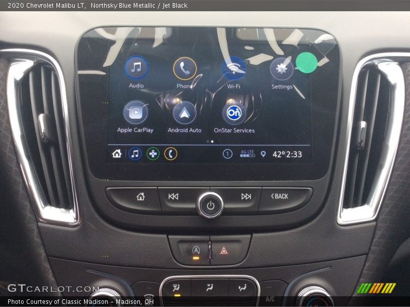 Northsky Blue Metallic / Jet Black 2020 Chevrolet Malibu LT