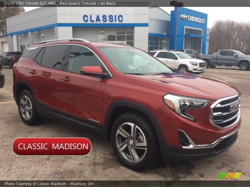 Red Quartz Tintcoat / Jet Black 2020 GMC Terrain SLT AWD