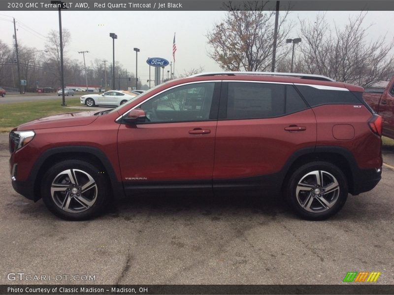 Red Quartz Tintcoat / Jet Black 2020 GMC Terrain SLT AWD