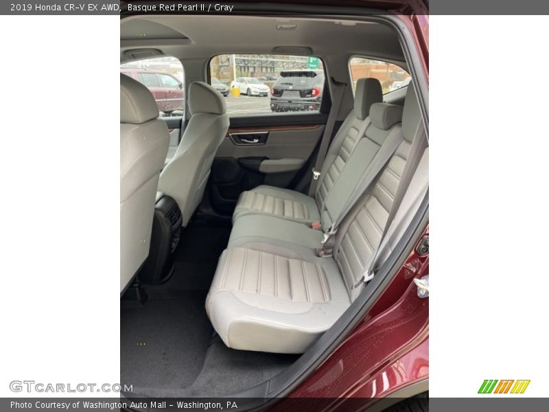 Basque Red Pearl II / Gray 2019 Honda CR-V EX AWD