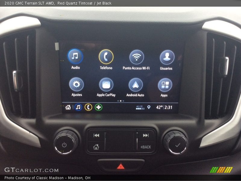 Red Quartz Tintcoat / Jet Black 2020 GMC Terrain SLT AWD