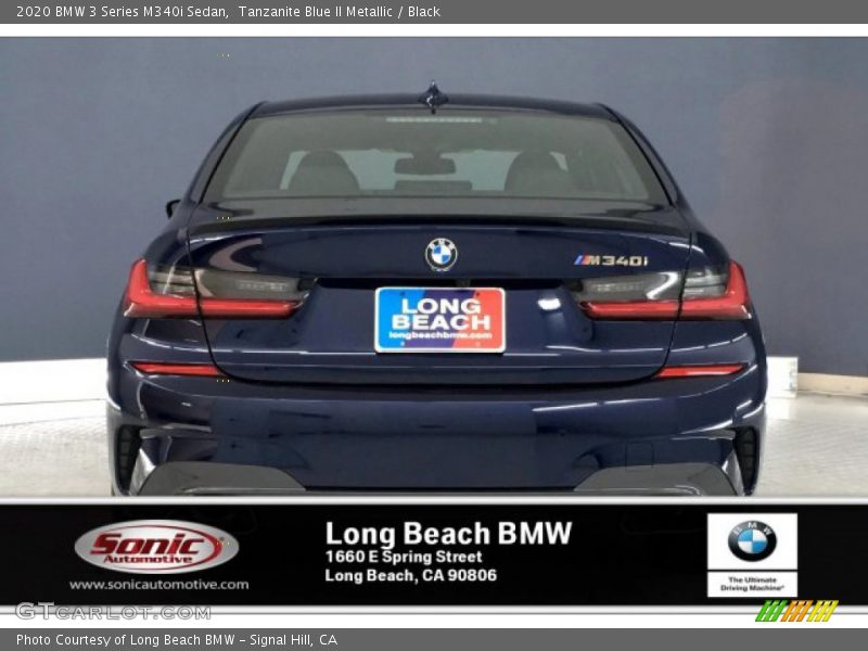 Tanzanite Blue II Metallic / Black 2020 BMW 3 Series M340i Sedan