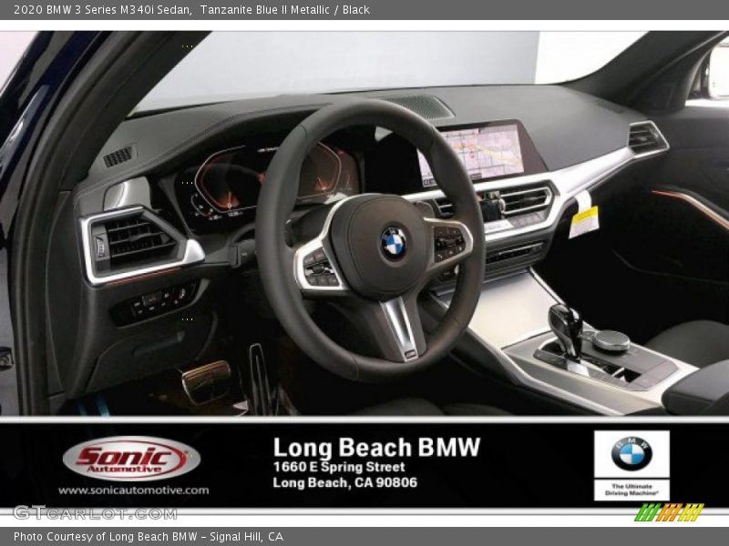 Tanzanite Blue II Metallic / Black 2020 BMW 3 Series M340i Sedan