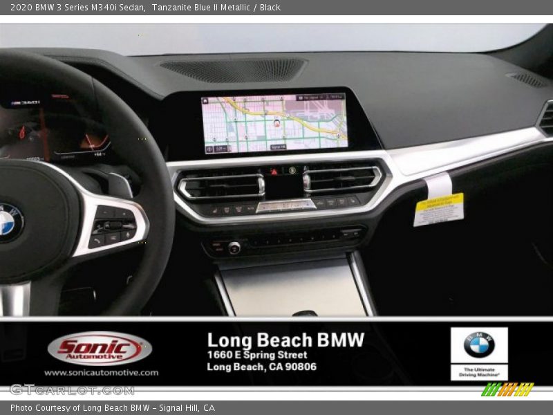 Tanzanite Blue II Metallic / Black 2020 BMW 3 Series M340i Sedan