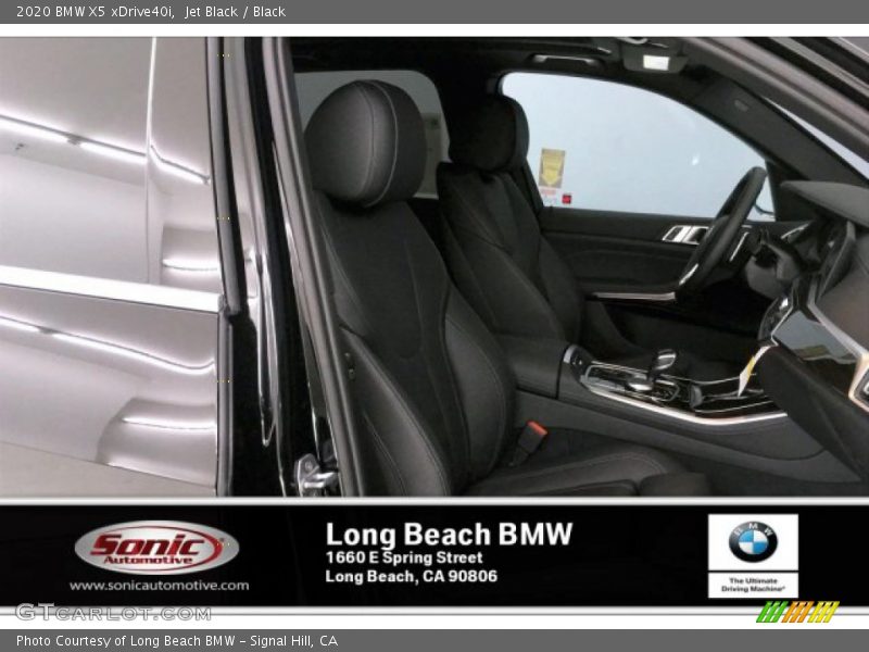 Jet Black / Black 2020 BMW X5 xDrive40i