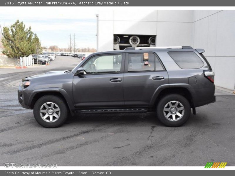Magnetic Gray Metallic / Black 2016 Toyota 4Runner Trail Premium 4x4