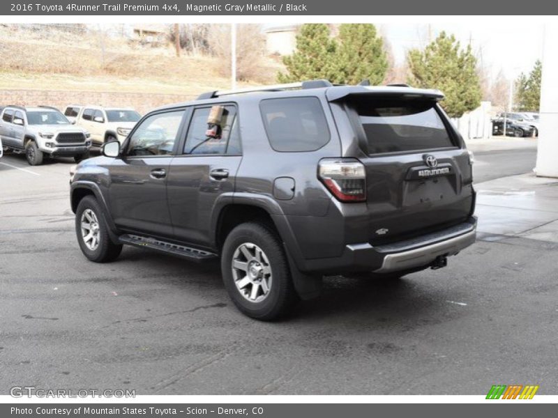 Magnetic Gray Metallic / Black 2016 Toyota 4Runner Trail Premium 4x4
